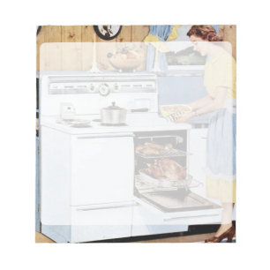 Retro 1950s Housewife Notepad
