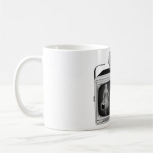 Retro 1950s Portable TV Mid-Century Coffee Mug