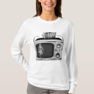 Retro 1950s Portable TV Mid-Century T-Shirt