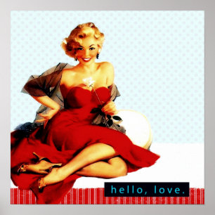 Retro 1950's poster
