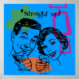 Retro 1950's Poster- Original art by Cindy Higby Poster