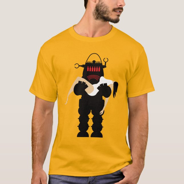 Retro 1950s Robot T-Shirt (Front)