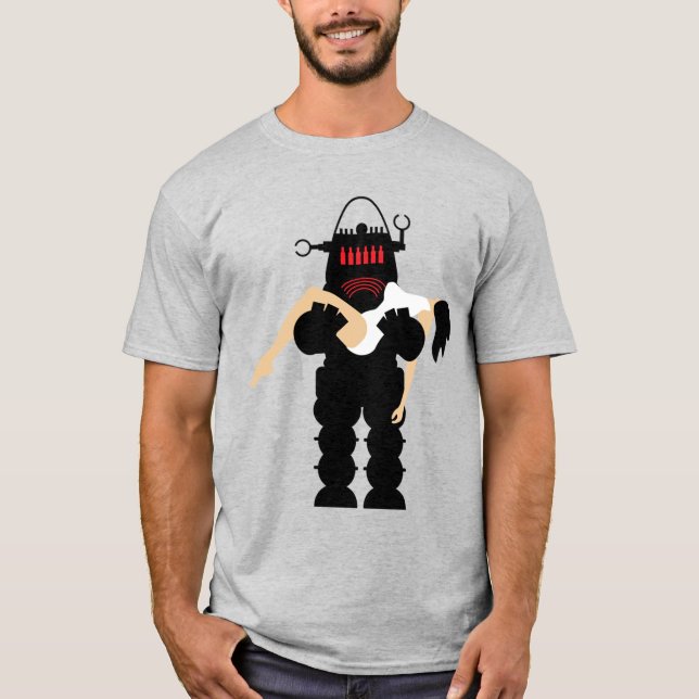 Retro 1950s Robot T-Shirt (Front)