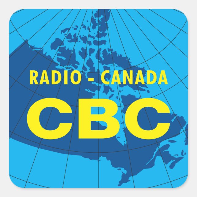 Retro 1958-1966 Logo Square Sticker (Front)