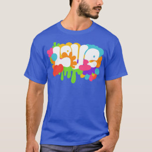 Retro 1960s style Love Graffiti T-Shirt