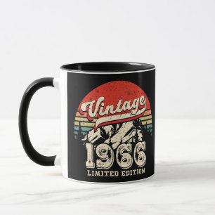 Retro 1966 Birthday Vintage Outdoorsy 60th Bday Mug