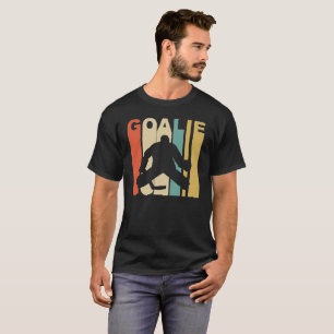 Retro 1970's Style Hockey Goalie T-Shirt