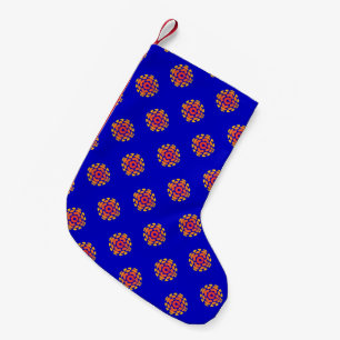 Retro 1974-1986 small christmas stocking