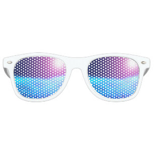 Retro 1980 synthwave glowing neon lights landscape sunglasses