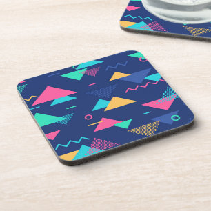 Retro 1980's Pattern Coaster