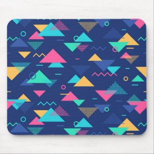 Retro 1980's Pattern Mouse Pad