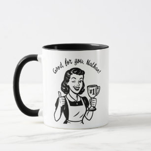 Retro #1 Winner Wife Cup – Funny Personalised 