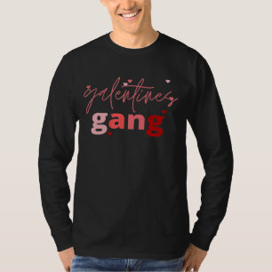 Retro 2022 Valentine's Day Galentines Gang Funny T-Shirt