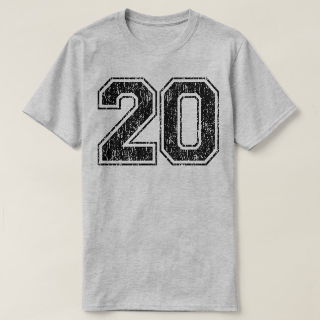 Retro 20 T-Shirt (Design Front)
