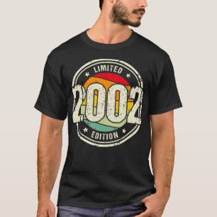 Retro 20 Year Old Vintage 2002 Limited Edition 20t T-Shirt