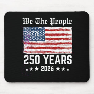 Retro 250 Years 1776-2026 250th Birthday 4th of Mouse Pad