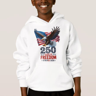 Retro 250 Years Of Freedom USA Patriotic July 4th