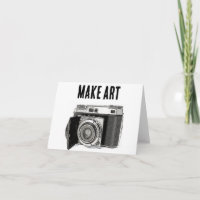 Retro 35mm Film Camera Photographer Art Drawing