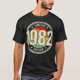 Retro 40 Year Old Vintage 1982 Limited Edition 40t T-Shirt