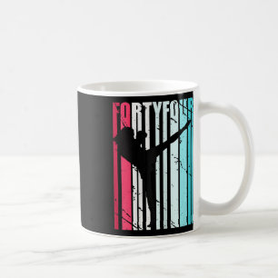 Retro 44th Birthday For Kickboxing Women Kickboxer Coffee Mug