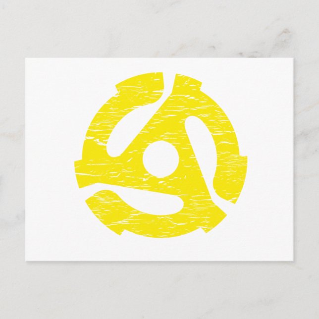Retro 45 RPM Postcard (Front)
