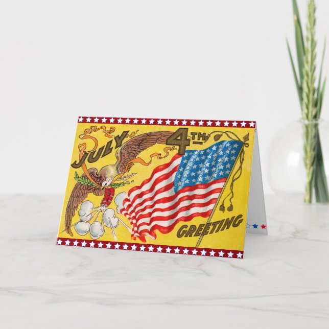 Retro 4th of July Card (Front)