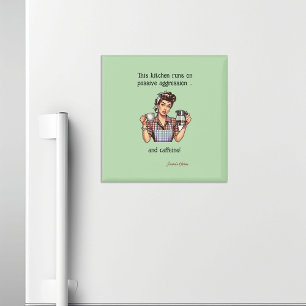 Retro 50’s Sarcastic Refrigerator Magnet