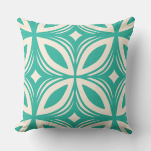 Retro 50s Hawaiian pattern Cushion