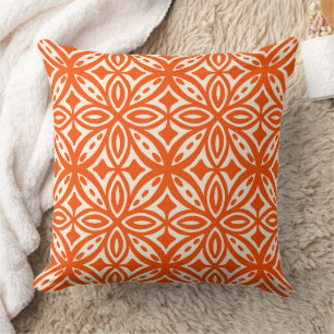Retro 50s Hawaiian pattern Cushion