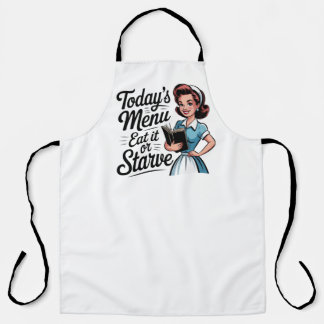 Retro 50s Waitress – Funny Vintage Kitchen Apron
