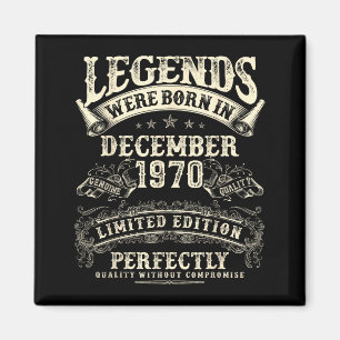 Retro 55th Birthday For Men 55 Year Old December 1 Magnet