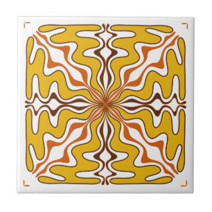 Retro 60s 70s California Nouveau Spanish Ceramic Tile