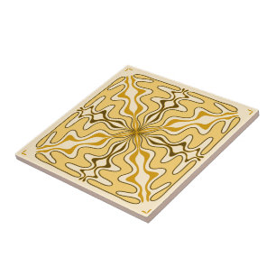 Retro 60s 70s California Nouveau Spanish Ceramic Tile