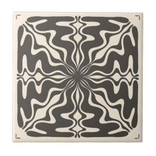 Retro 60s 70s California Nouveau Spanish Ceramic Tile