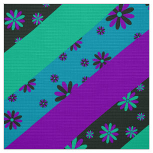 Retro 60s 70s pattern styled fabric
