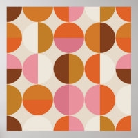 Retro 60s - 70s style with a rainbow hippie sun in