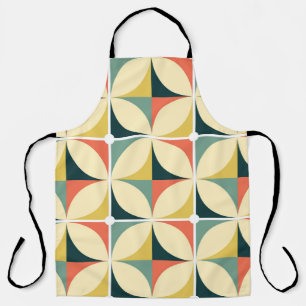 Retro 60's and 70's retro seamless pattern, vintag apron