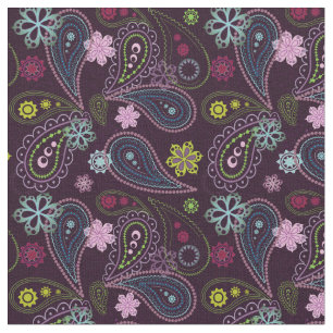 Retro 60's Paisley DIY Mask Fabric