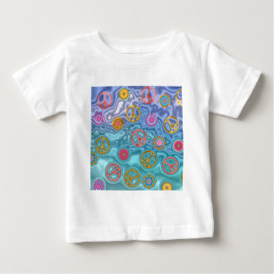 Retro 60s Peaceful Ocean Waves Apparel Gifts Baby T-Shirt
