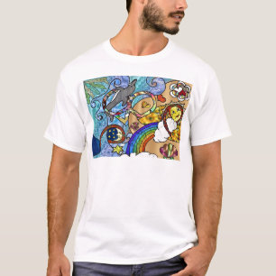 Retro 60s Psychedelic At The Beach Gifts Apparel T-Shirt