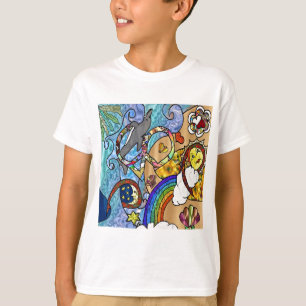 Retro 60s Psychedelic At The Beach Gifts Apparel T-Shirt