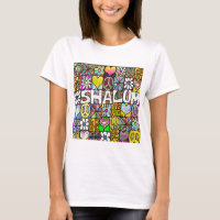 Retro 60s Psychedelic Shalom LOVE Apparel Gifts