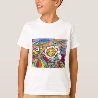Retro 60s Psychedelic Sunshine Eagle Apparel Gifts