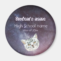 Retro 60s space galaxy graduation