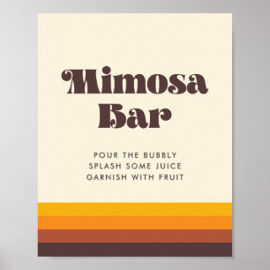 Retro 60s Vintage Mid Wedding Flip Flops Sign