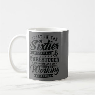 Retro 60th Birthday Built In The Sixties For Coffee Mug