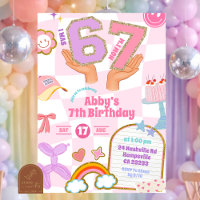 Retro 67 Aesthetic Patch Party Birthday