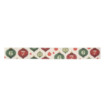 Retro “67” Christmas Ornament Flat Wrapping Paper