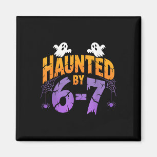 Retro 67 Halloween Haunted Spooky Six Seven 67 Hal Magnet