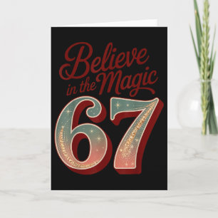 Retro 67 Magic Christmas – Believe In Magic Card